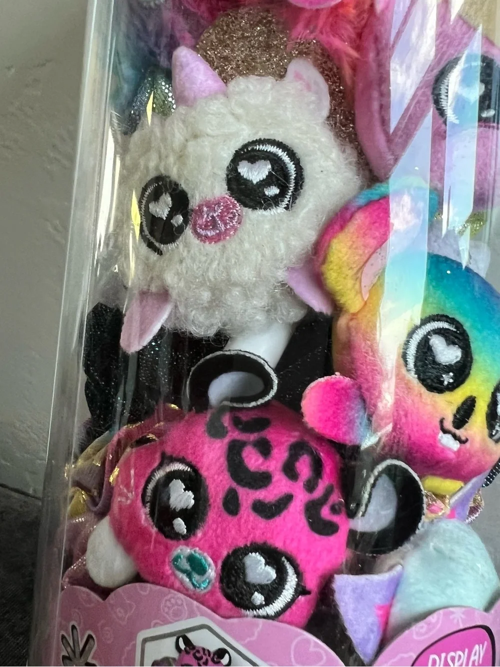 NWT ScrunchMiez Shimmer Series 7 Pack Super Set With Unicorn Display Stand